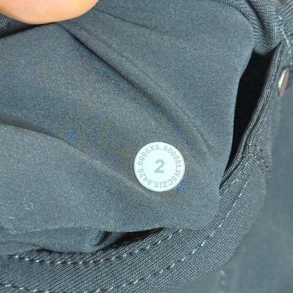 Lululemon Charcoal Gray City Sleek 5 Pocket HR 7/8 Pants - Picture 5 of 5